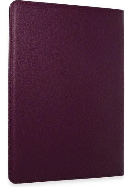 Samsung Galaxy X610 Tab S9 Fe Plus 12.4 Kılıf 360 Tablet Deri Kılıf - Mürdüm modelleri