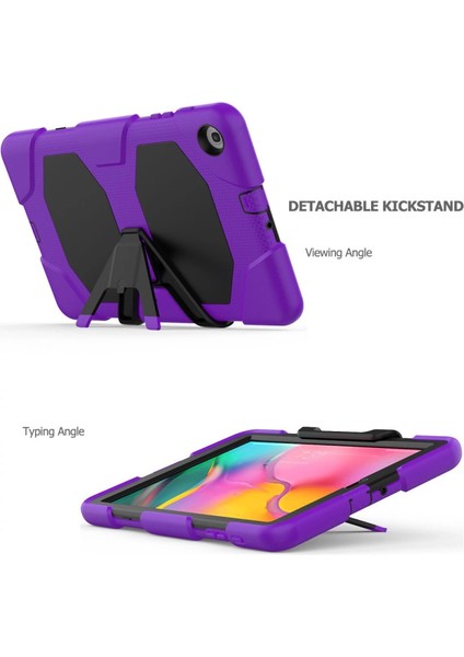 Samsung Galaxy T510 Tab A 10.1 Kılıf Griffin Tablet Kapak - Mor