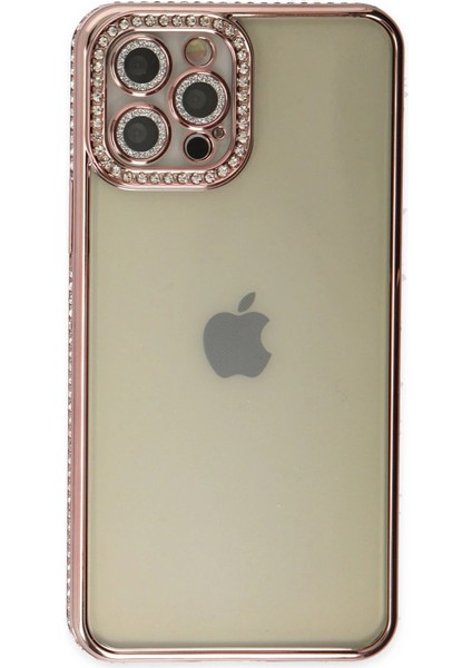 Iphone 12 Pro Kılıf Joke Taşlı Silikon - Pembe fiyatları