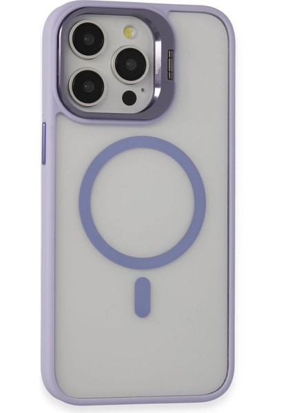 Joko Iphone 15 Pro Kılıf Roblox Lens Magsafe Standlı Kapak - Lila