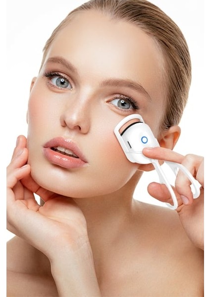 Şarjlı Isıtıcılı Kirpik Kıvırıcı + 8 Cepli Askılı Mutfak Banyo Düzenleyici - 2li Set Z8L1U4 modelleri