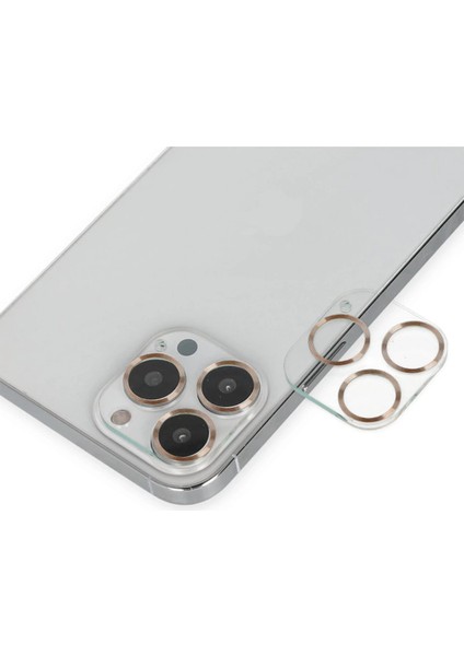 Iphone 14 Pro Max Band Metal Kamera Lens - Gold