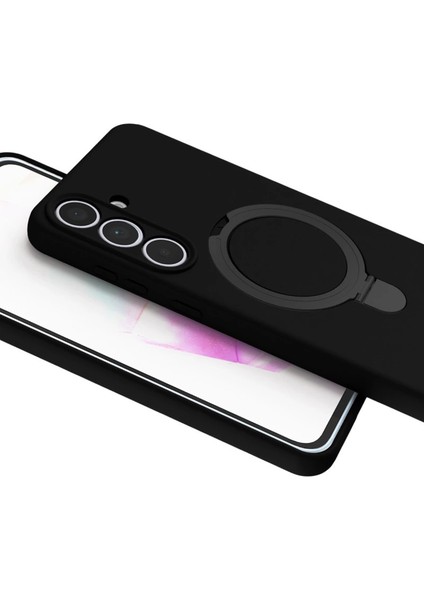 Samsung Galaxy S24 Fe Regal Magsafe Standlı Kapak - Siyah fırsatları