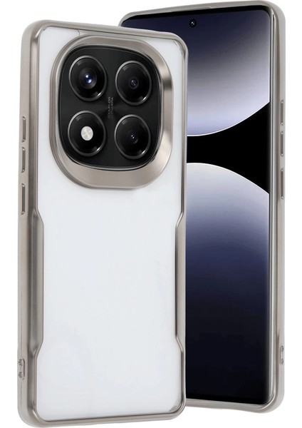 Xiaomi Redmi Note 14 Pro Plus Kılıf Boyi Silikon Kapak - Titan Gri