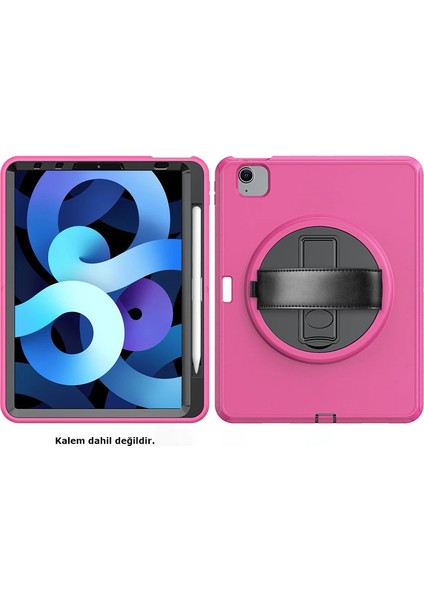 Ipad 2022 10.9 (10.nesil) Kılıf Hand Strap Tablet Kılıfı - Pembe fiyatları