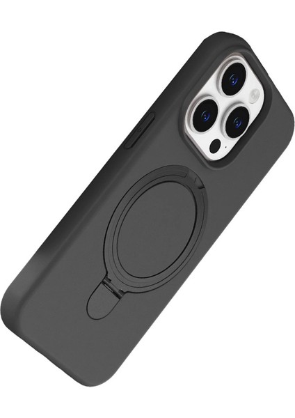 Apple Iphone 14 Pro Max Regal Magsafe Standlı Kapak - Titan Gri modelleri