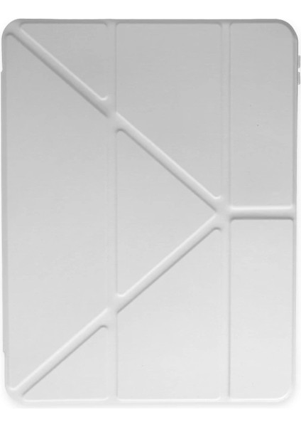 Ipad Pro 12.9 (2021) Kılıf Kalemlikli Mars Tablet Kılıfı - Gri modelleri