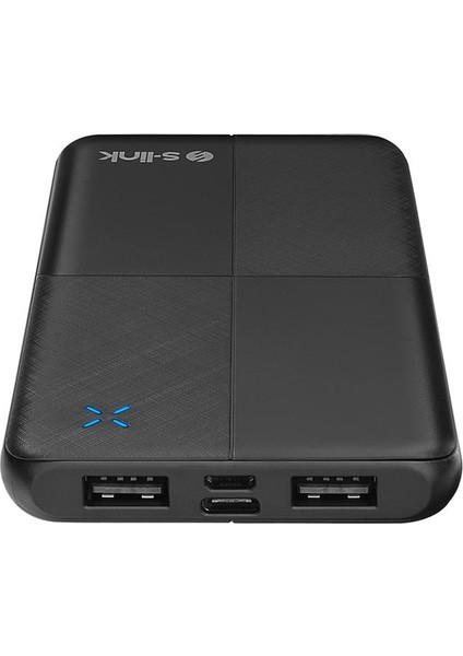 S-Link IP-G12N 10.000MAH Microusb + Type-C Siyah Taşınabilir Pil Şarj Cihazı Powerbank fırsatları