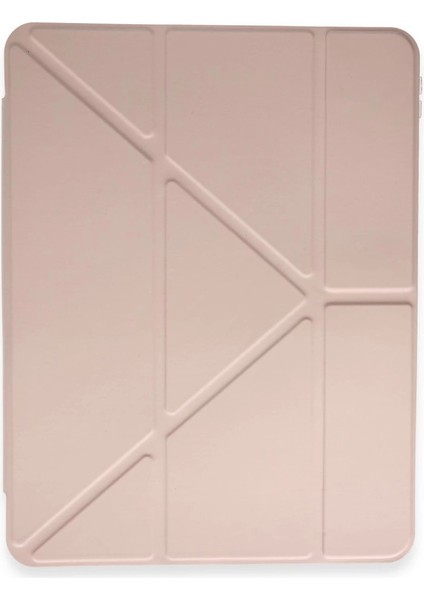Xiaomi Pad 6 Kılıf Kalemlikli Mars Tablet Kılıfı - Rose Gold