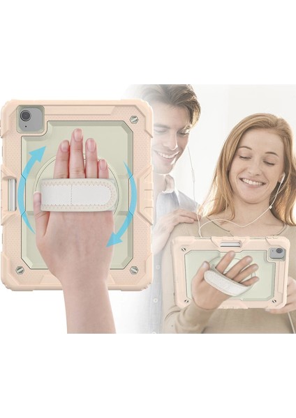 Ipad Pro 11 (2020) Kılıf Strap New Tablet Kapak - Pembe fiyatları