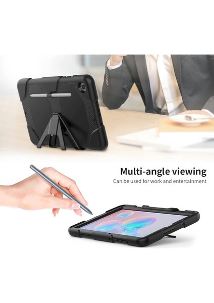 Samsung Galaxy T500 Tab A7 10.4 Kılıf Griffin Tablet Kapak - Siyah