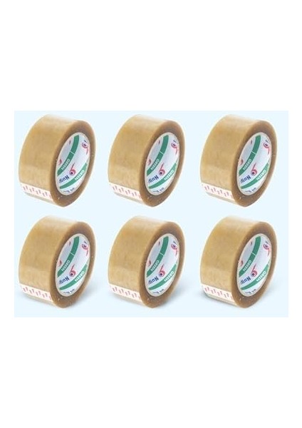 45 mm x 100 mt Solvent Akrilik Koli Bandı 6 Adet modelleri