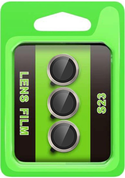 Samsung Galaxy S23 Raze Metal Kamera Lens - Gri