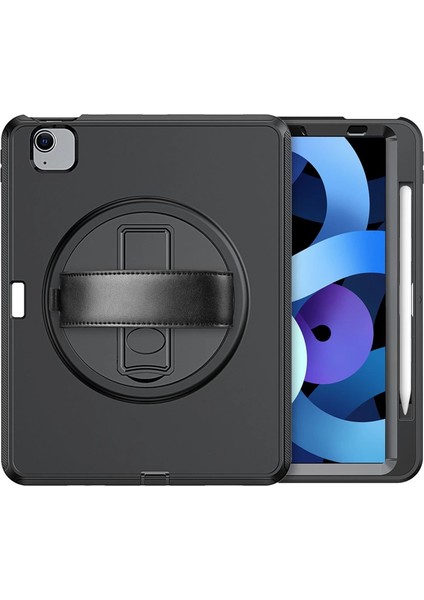 Ipad 2022 10.9 (10.nesil) Kılıf Hand Strap Tablet Kılıfı - Siyah modelleri