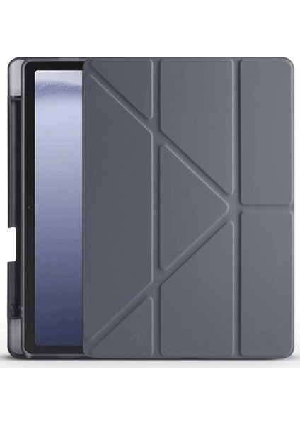 Xiaomi Redmi Pad Pro 12.1 Kılıf Kalemlikli Mars Tablet Kılıfı - Koyu Gri