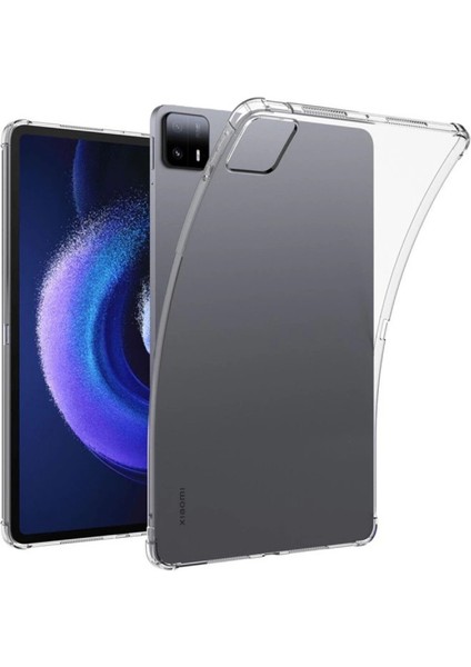 Xiaomi Pad 6 Kılıf Anti Shock Tablet Silikon - Şeffaf
