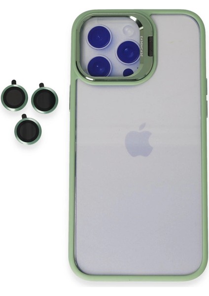 Joko Iphone 15 Pro Max Kılıf Roblox Lens Standlı Kapak - Yeşil