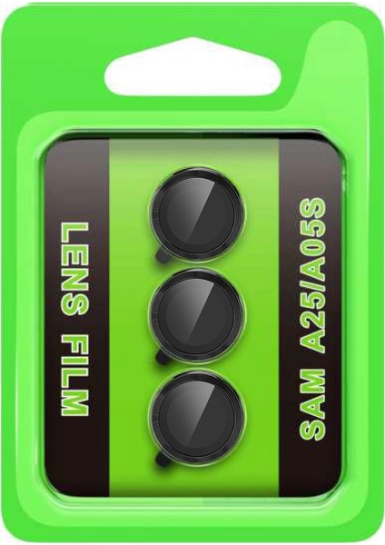 Samsung Galaxy A25 5g Raze Metal Kamera Lens - Siyah