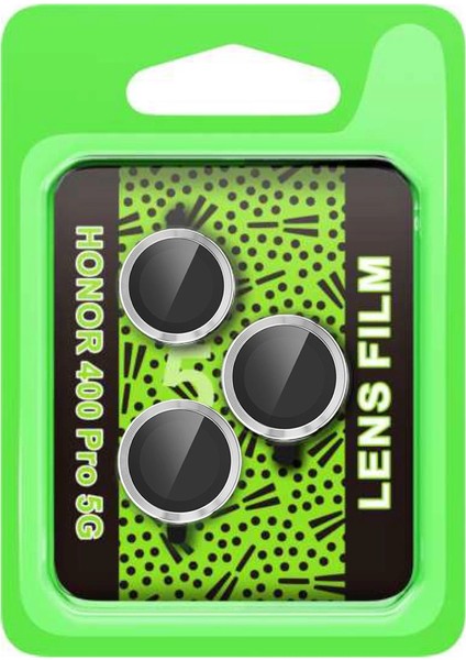 Huawei Honor 400 Pro 5g Raze Metal Kamera Lens - Gümüş