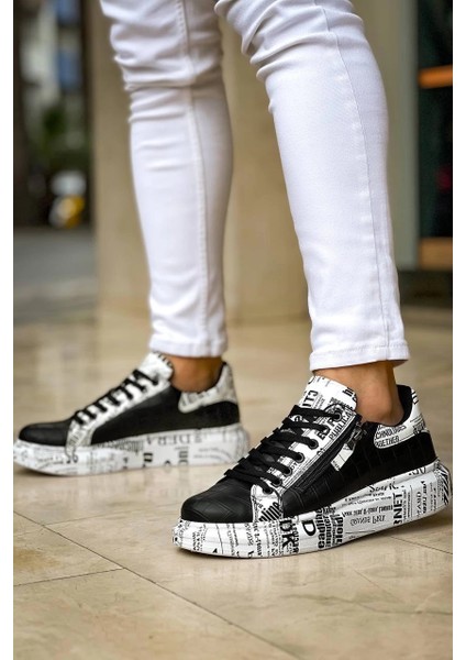 Yzlal Kb-02 Kuback Bağcıklı Crocodile Siyah Gazete Günlük Erkek Ayakkabı (Numara: 40) fırsatları