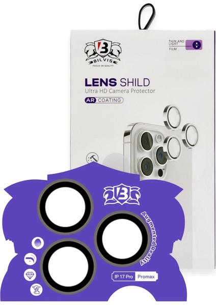 Apple Iphone 17 Pro Max Bilvis Titan Kamera Lens - Natural Grey