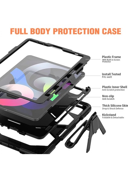 Ipad Pro 11 (2020) Kılıf Griffin Tablet Kapak - Siyah modelleri