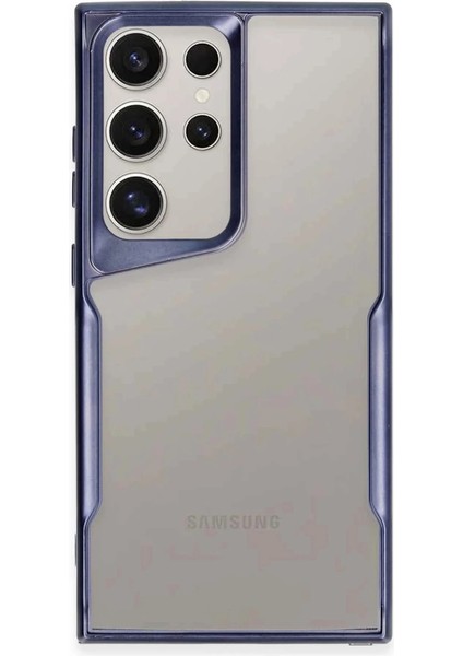Samsung Galaxy S25 Ultra Kılıf Boyi Silikon Kapak - Lacivert