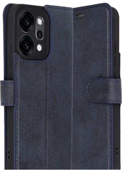 Oppo Reno 14 Trend S Plus Kapaklı Kılıf - Lacivert fiyatları