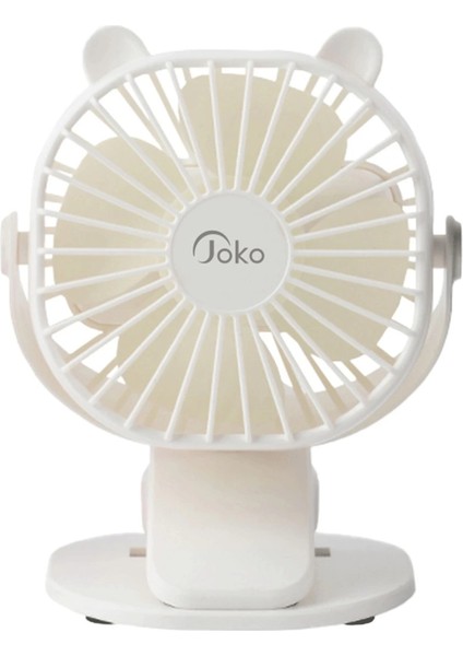Joko JS03 Masaüstü Soğutma Fanı - Beyaz