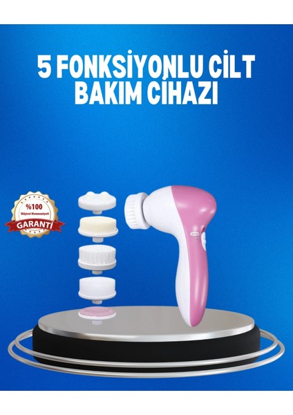 Taşınabilir 5 In 1 Elektrikli Cilt Temizleyici
