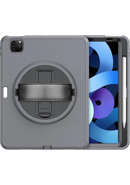 Ipad Pro 11 (2018) Kılıf Hand Strap Tablet Kılıfı - Gri modelleri