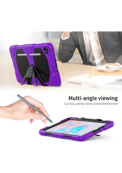 Samsung Galaxy T500 Tab A7 10.4 Kılıf Griffin Tablet Kapak - Mor