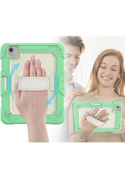 Ipad Pro 11 (2020) Kılıf Strap New Tablet Kapak - Yeşil fiyatları