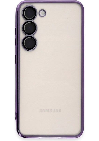 Samsung Galaxy S23 Kılıf Razer Lensli Silikon - Mor fiyatları