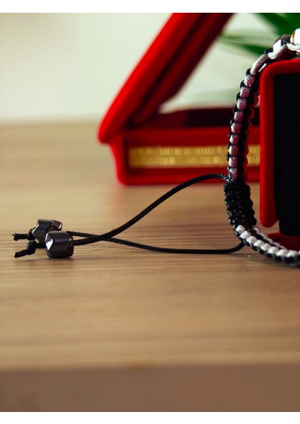 Makrome Örme Bileklik El Yapımı Kişiye Özel Harfli Bileklik Doğal Taş Hematit Bileklik fiyatları