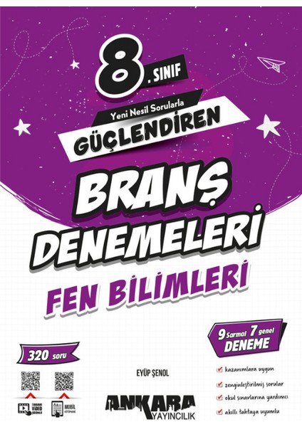 Nartest,ankara,liderler Karması 8.sınıf (Lgs) Fen Bilimleri Branş Denemeleri +1 Lgs Deneme Hediyeli modelleri