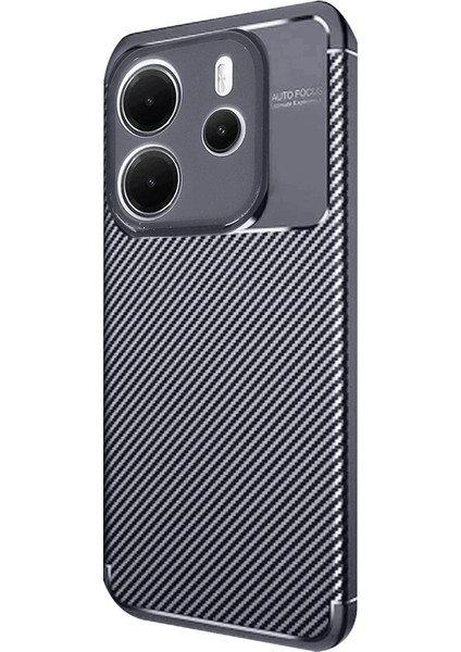 Xiaomi Redmi Note 14 4g Kılıf Auto Focus Karbon Kapak - Lacivert fiyatları