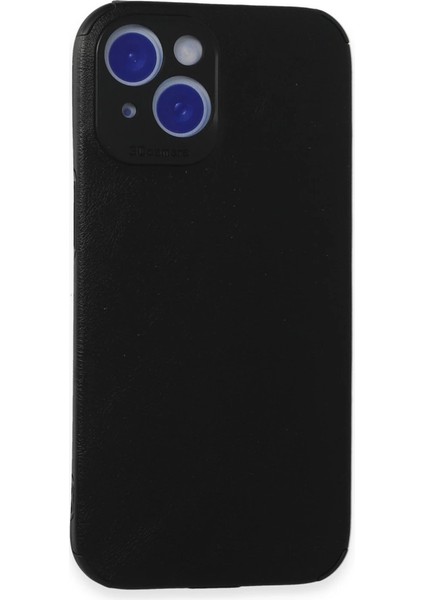 Iphone 15 Kılıf Loop Deri Silikon - Siyah