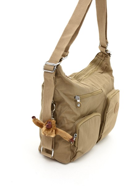 Sanmorris Glc Kadın 3021 Bölmeli Suya Dayanıklı Krinkıl Kumaş Çapraz Askılı Omuz ve Sırt Çantası modelleri