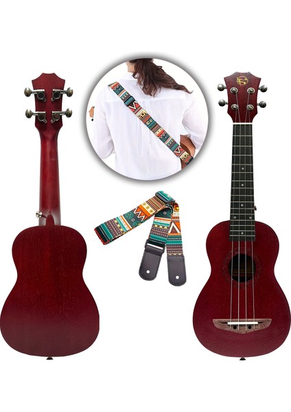 Elio UKS-21RD Soprano Ukulele Maun Hakiki Ağaç (Özel Seri) fırsatları