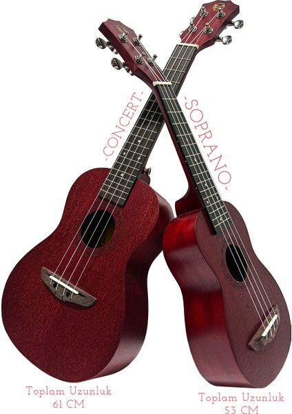 Elio UKS-21RD Soprano Ukulele Maun Hakiki Ağaç (Özel Seri) indirimleri
