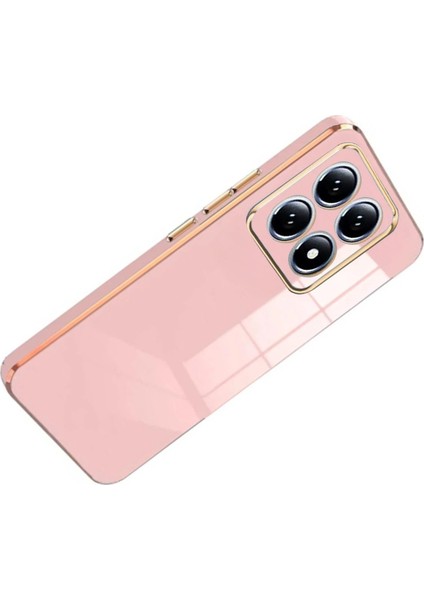 CPT05 Xiaomi Mi 14T Pro Volet Silikon - Pembe modelleri