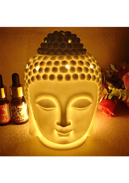 Dekoratif Buda Tasarımlı Buhurdanlık 14 cm Yağ Hediye modelleri