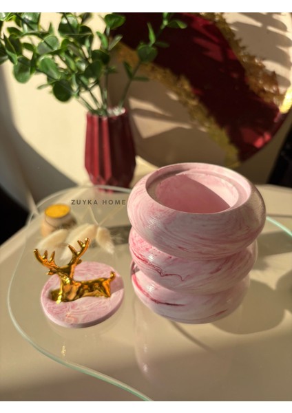 Geyik Kapaklı Dekoratif Bubble Organizer Tabak/kutu