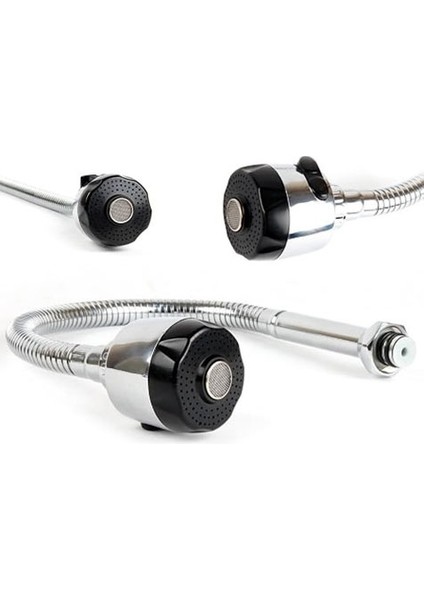 Oynar Başlıklı 2 Fonksiyonlu Spiral Musluk Başlığı + Esnek Musluk Lavabo Matı - 2li Set A8A1C6 modelleri