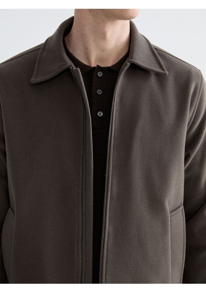 Yeni Sezon Standart Kalıp Gömlek Yaka Erkek Kaşe Mont modelleri