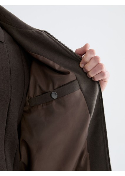 Yeni Sezon Standart Kalıp Gömlek Yaka Erkek Kaşe Mont fırsatları