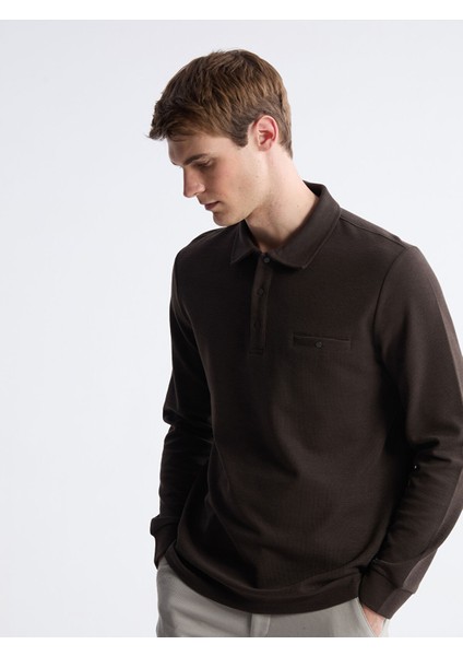 Yeni Sezon Polo Yaka Erkek Sweatshirt