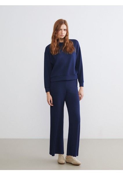 Yeni Sezon Bisiklet Yaka Oversize Kadın Sweatshirt fiyatları