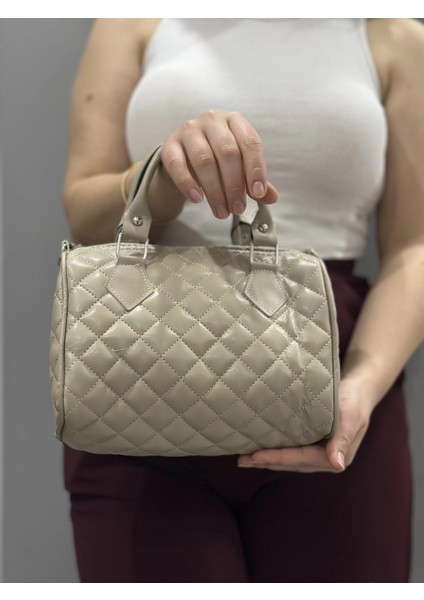 Sptrns Kapaksız Kapitone Bej Cilt Çanta (Beden: Standart) modelleri